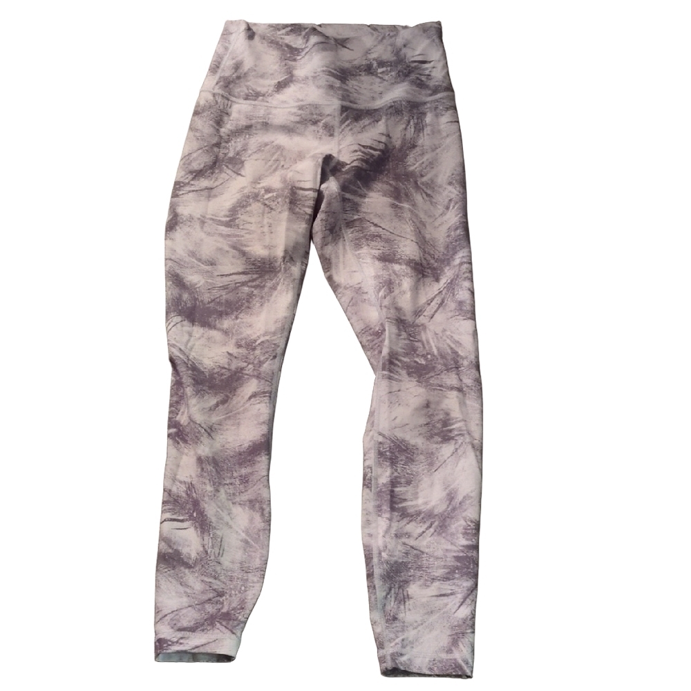 Lululemon Wunder Under Hi-Rise 7/8 Tight Breeze By White Size 4